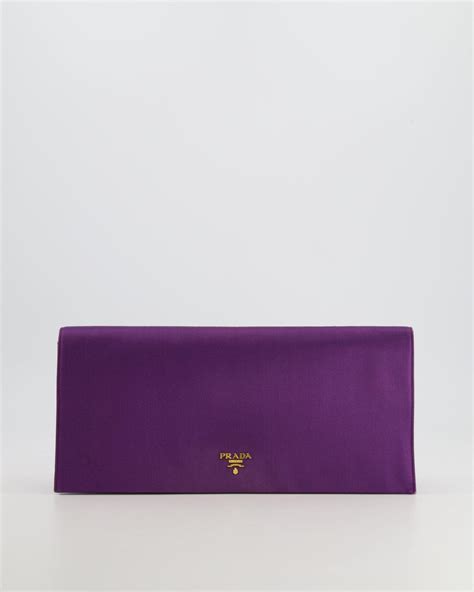 Prada Raso Satin Clutch 